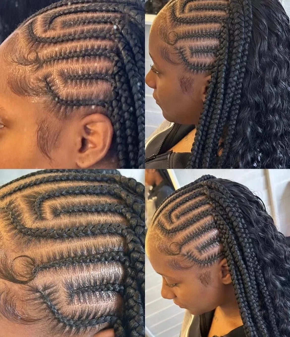 Anti-frizz Braid Hair Gel scented edge control wax