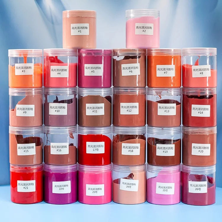 Wholesale Nude Lip Gloss Glitter Bucket
