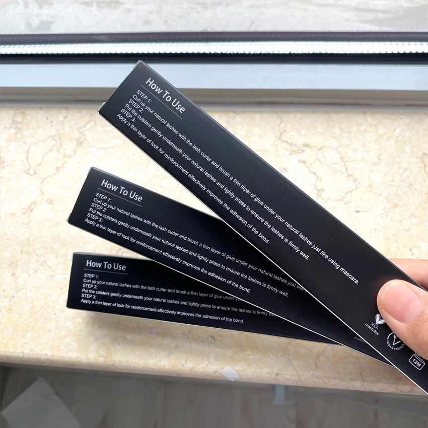 DIY Cluster Ribbon Eyelashes Extension