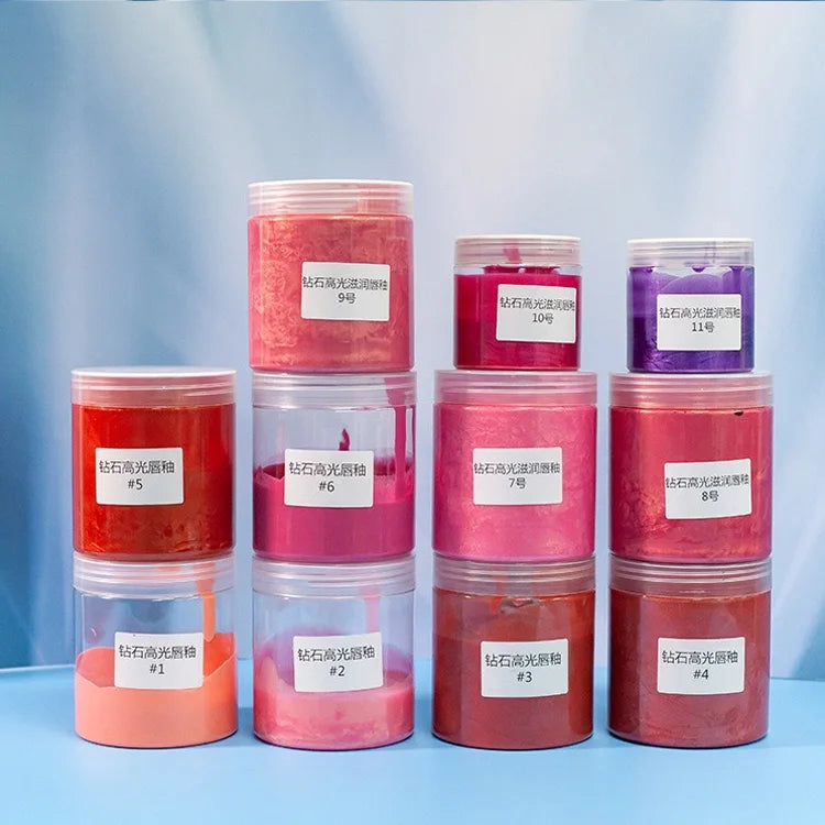 Wholesale Nude Lip Gloss Glitter Bucket