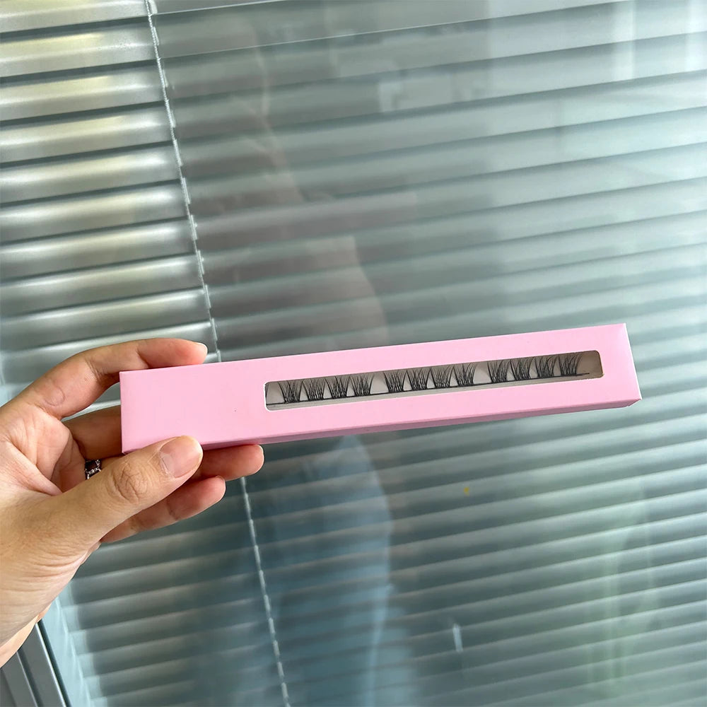 DIY Cluster Ribbon Eyelashes Extension