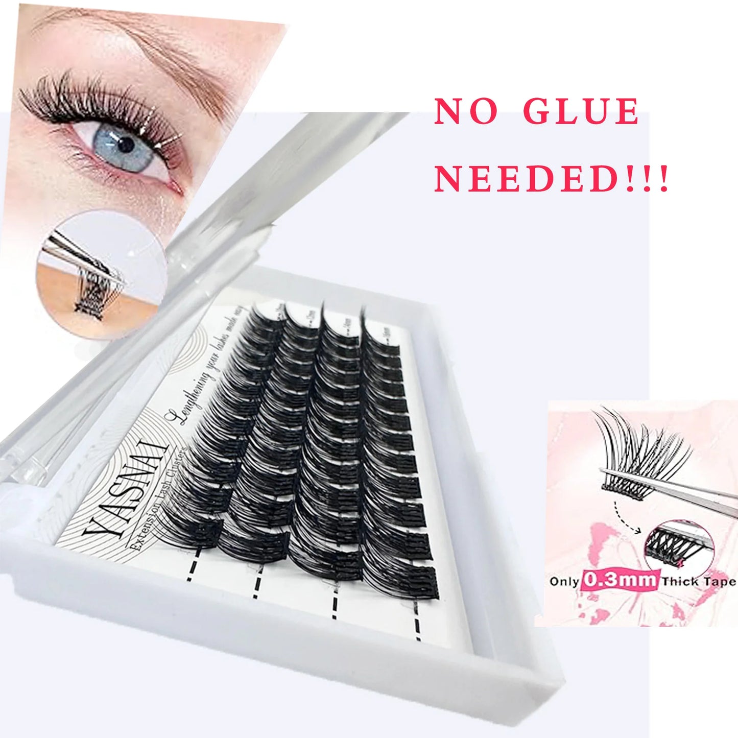DIY lashes segmented kit