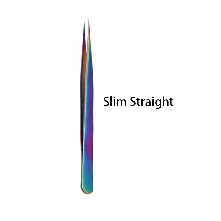 Stainless 45 Degree Curved Tweezers
