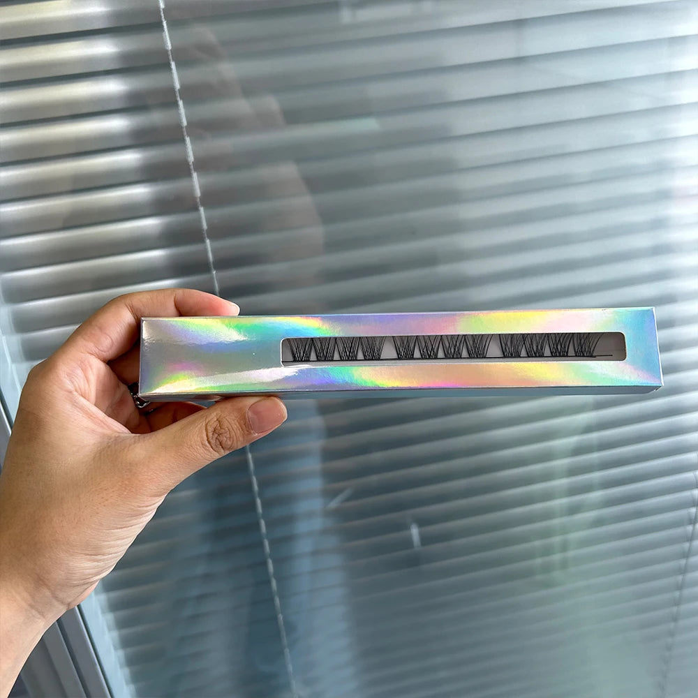 DIY Cluster Ribbon Eyelashes Extension
