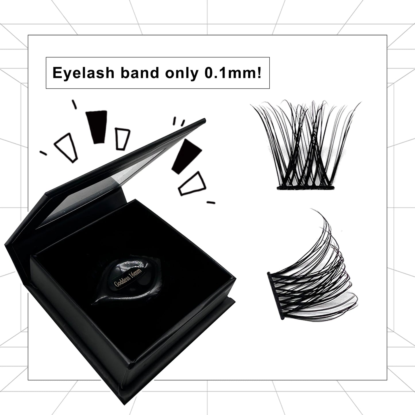 pre-bond lasting for 7-10 days lashes