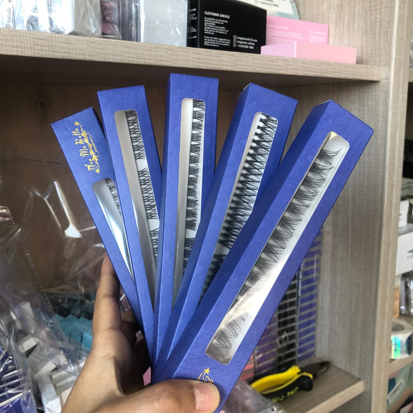 DIY Segmented Ribbons eyelash