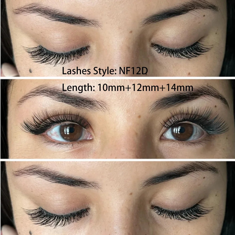 Natural Reusable Strong Self Adhesive Clusters Eyelashes