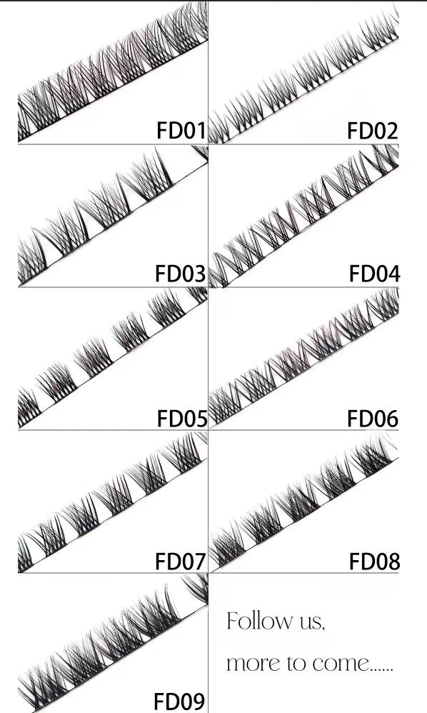 diy cluster lashes extension kit
