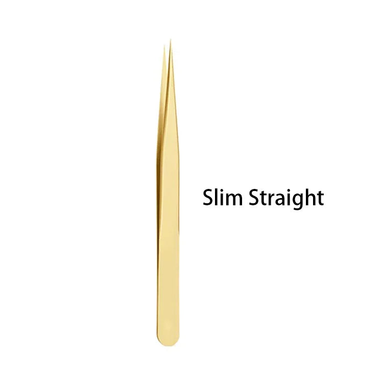 Stainless 45 Degree Curved Tweezers