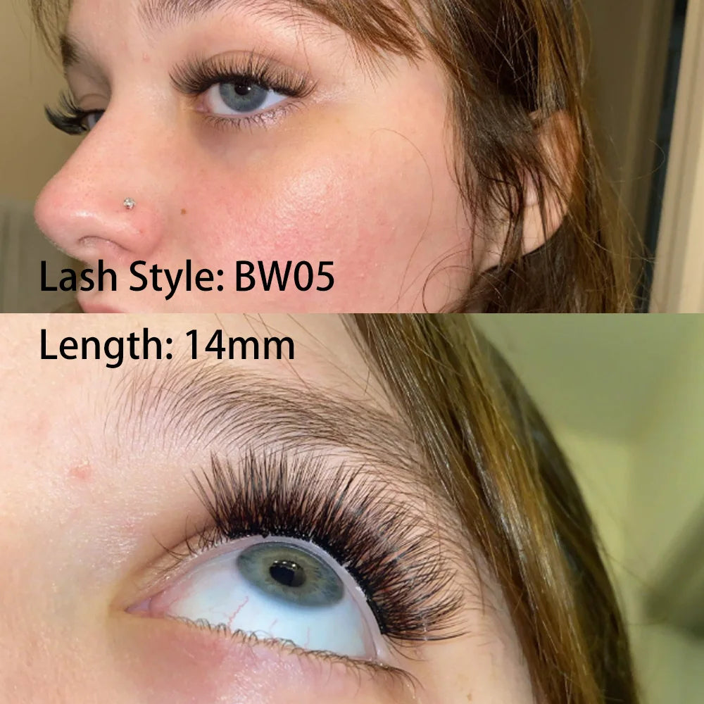 Natural Reusable Strong Self Adhesive Clusters Eyelashes