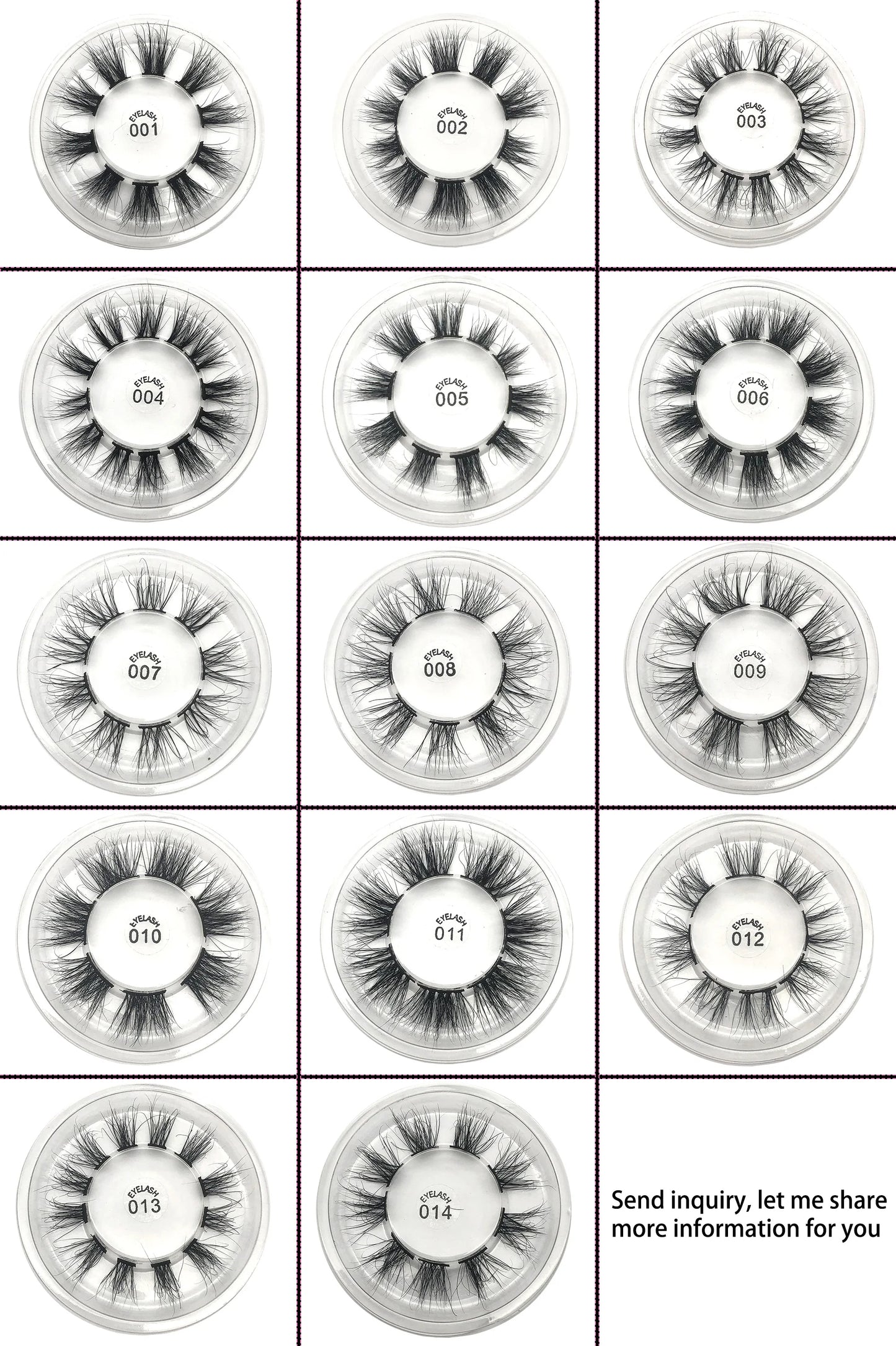 Mink Cluster DIY Eyelashes Extensions At