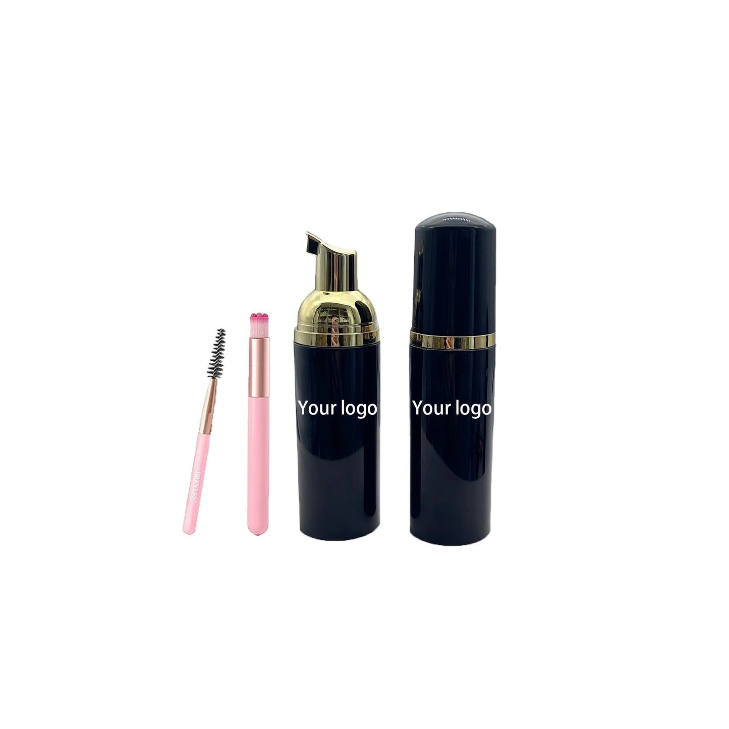 with box and brush eyelash shampoo kit