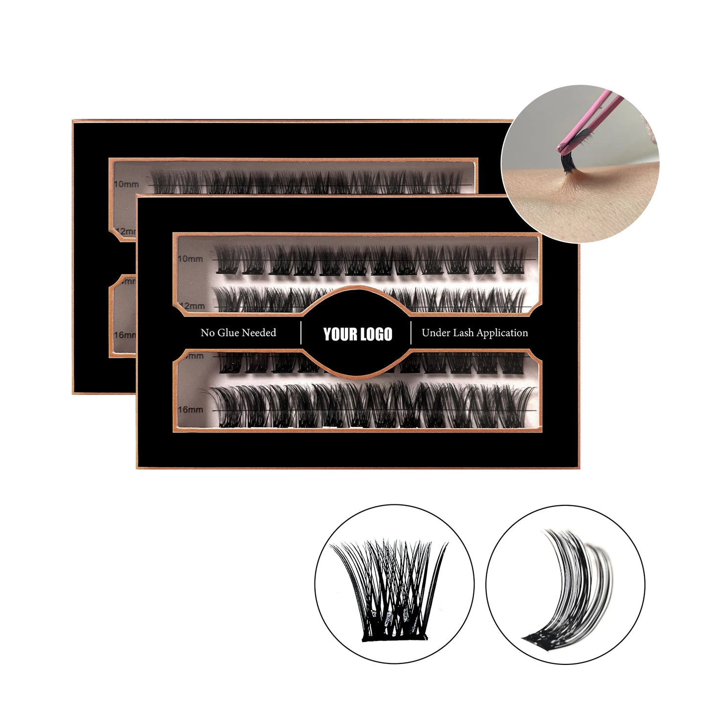 D Curl Lashes Superfine Band No Glue