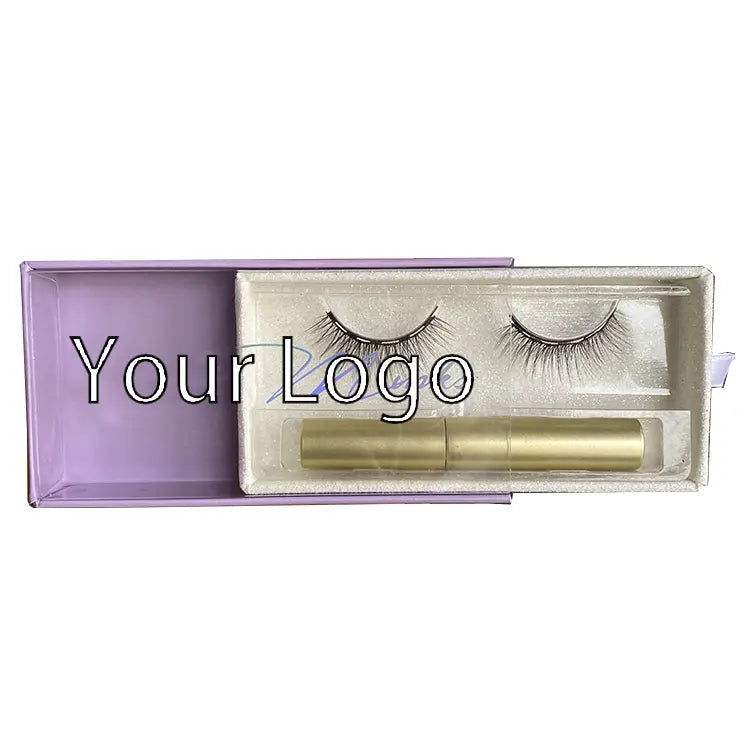 2023 Make Your Eye Lashes Logo Strong 5D Strip Magnetic Clip Lash Kit Vegan Pestanas Postizas Magnetic