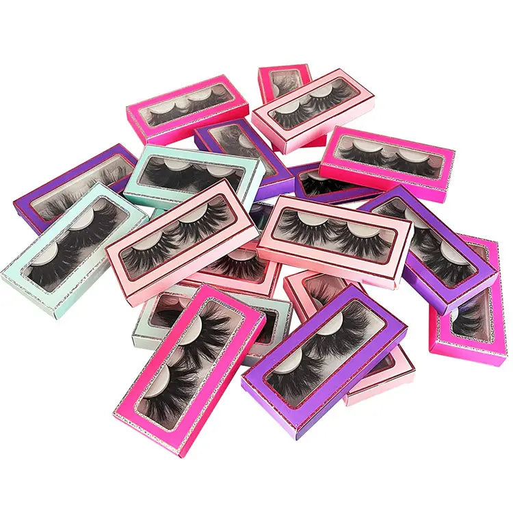 Top Selling Handmade 100% Mink Eyelashes Dramatic 25mm Lashes Design Logo Private Label Lashes Vendor No reviews yet