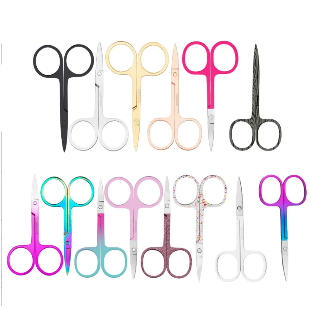 Colorful Makeup Eyelash Eyebrow Scissors Small