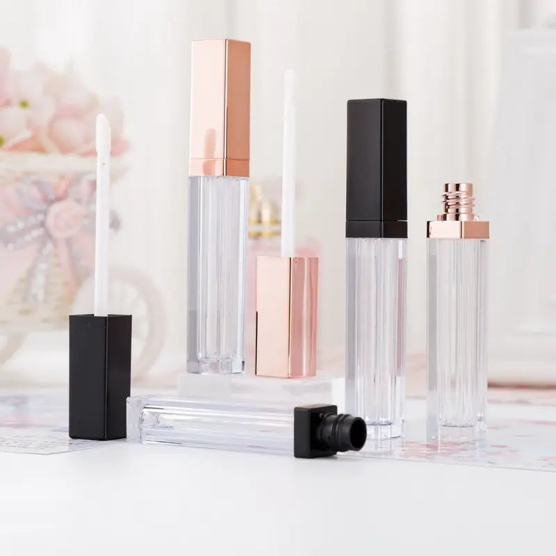2021 New Fashion Diamond Unique Gold Lip Gloss Tubes Wholesale Empty Lip Gloss Squeeze Tube Vendor