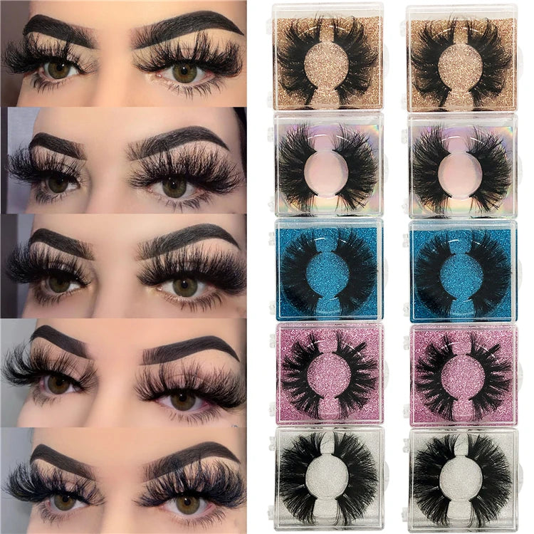 25mm 3D Mink Strip Lashes