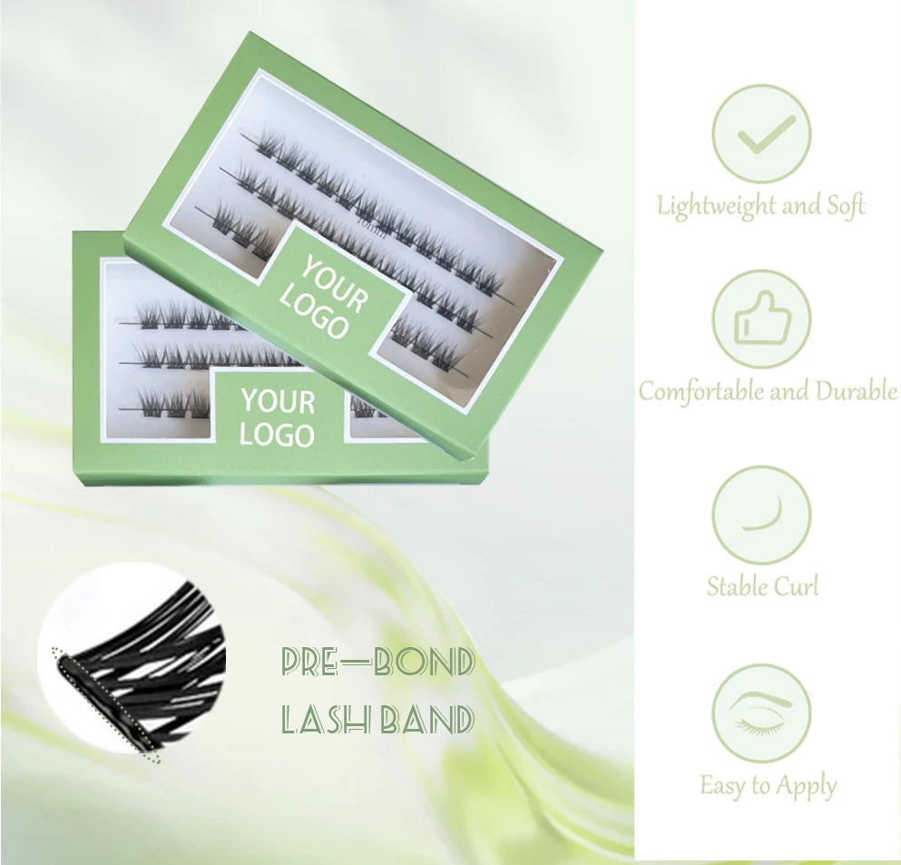 No Glue Needed 3D Effect Diy Segment Lash