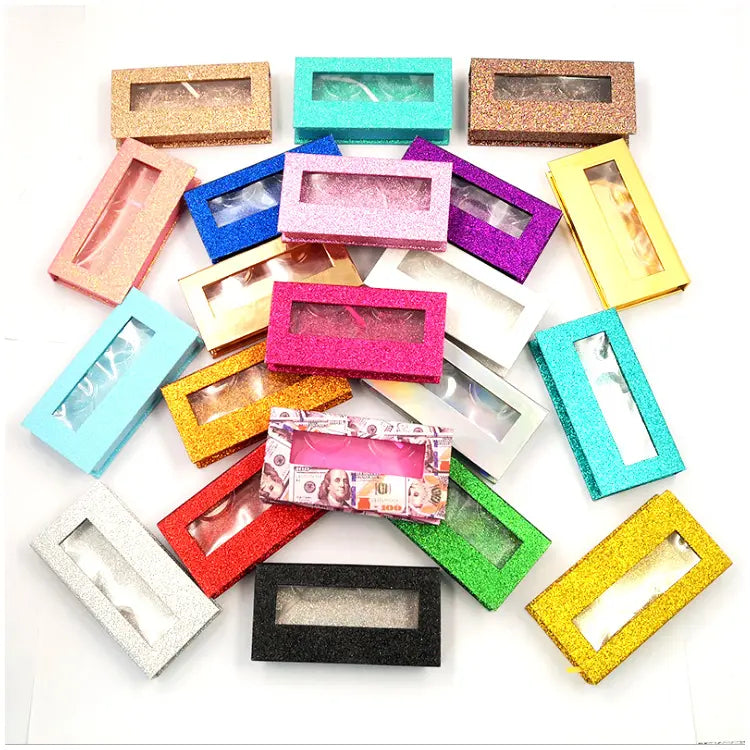 2021 3D Natural Eyelashes Wholesale Real Eyelashes Mink 5D Paper Lashbox Packaging Vendor