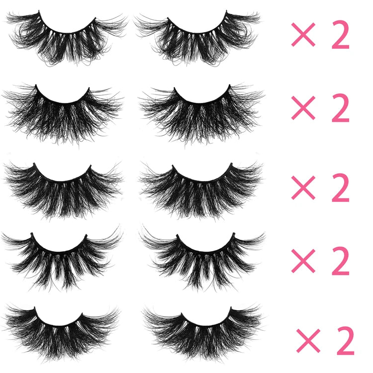 25mm 3D Mink Strip Lashes