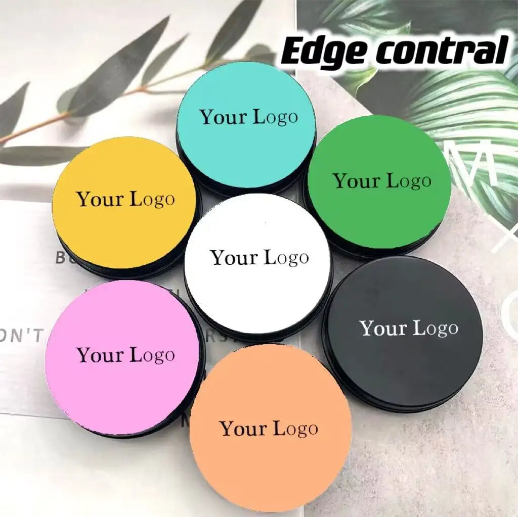 Wholesale Private Label Edge Control Strong Hold No White and Anti-frizz Braid Hair Gel Scented Edge Control Wax Vendors