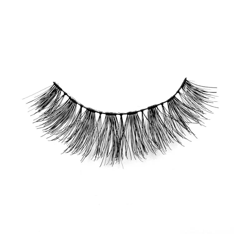 Lash Brands Choose Clear Band Wispy 100% Human Hair Lashes Volume Reusable Natural False Human Hair Eyelashes