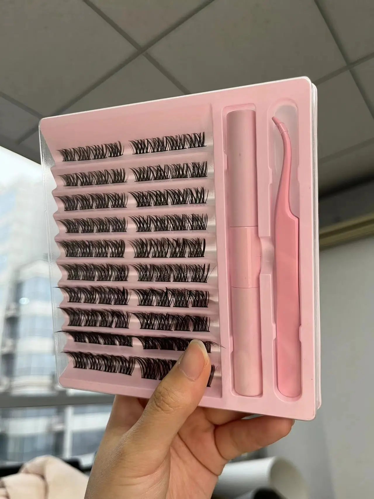 diy cluster lashes extension kit