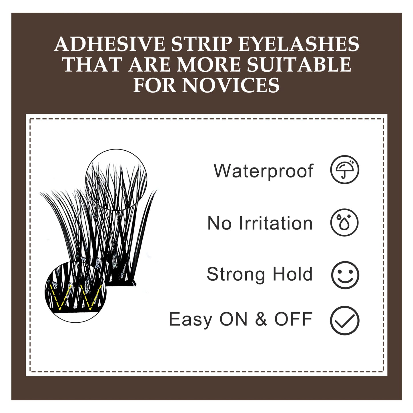 No Glue Needed Cluster Lashes Extensions