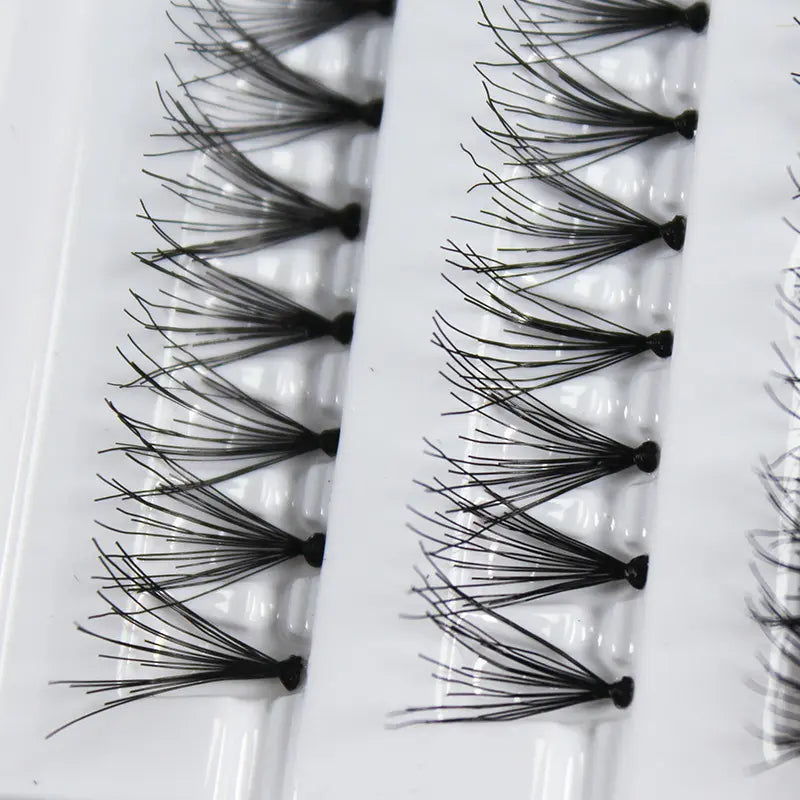 Top Quality 20D Knot Free Cluster Lashes Wispy Original Fibers Individual Lashes