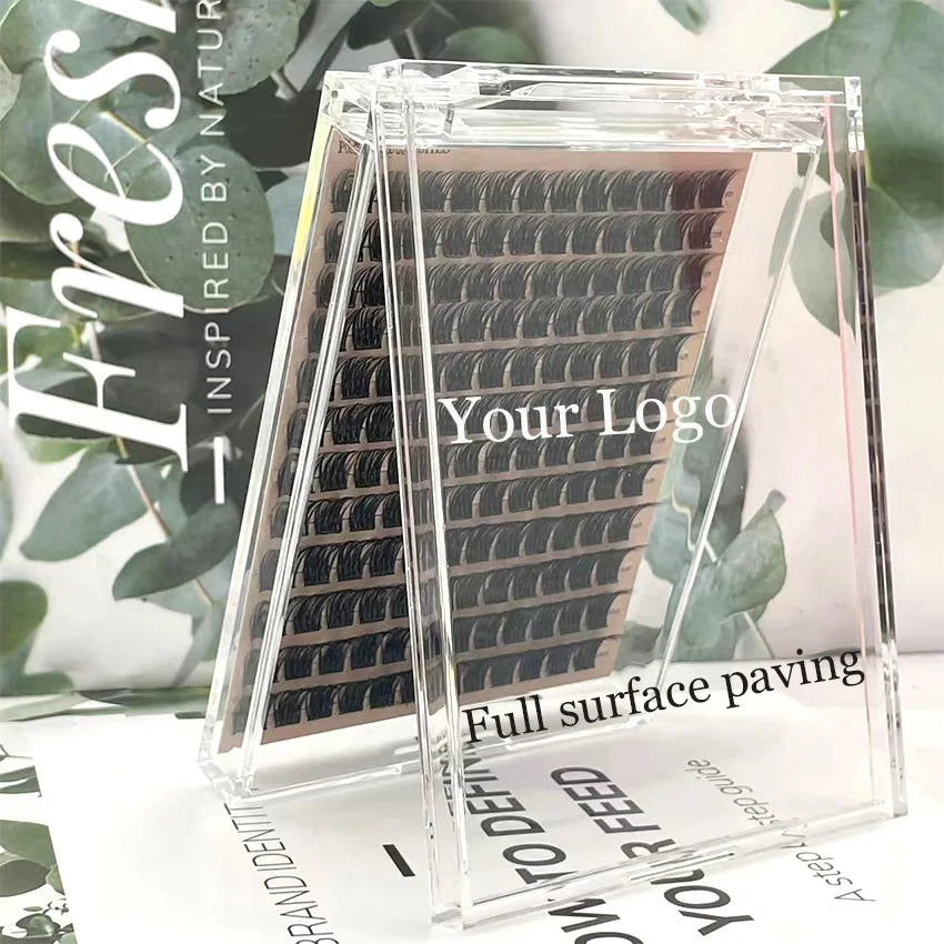 Acrylic Box No Glue Magic Self-Adhesive Eyelashes Extension Wear For About 7 Days