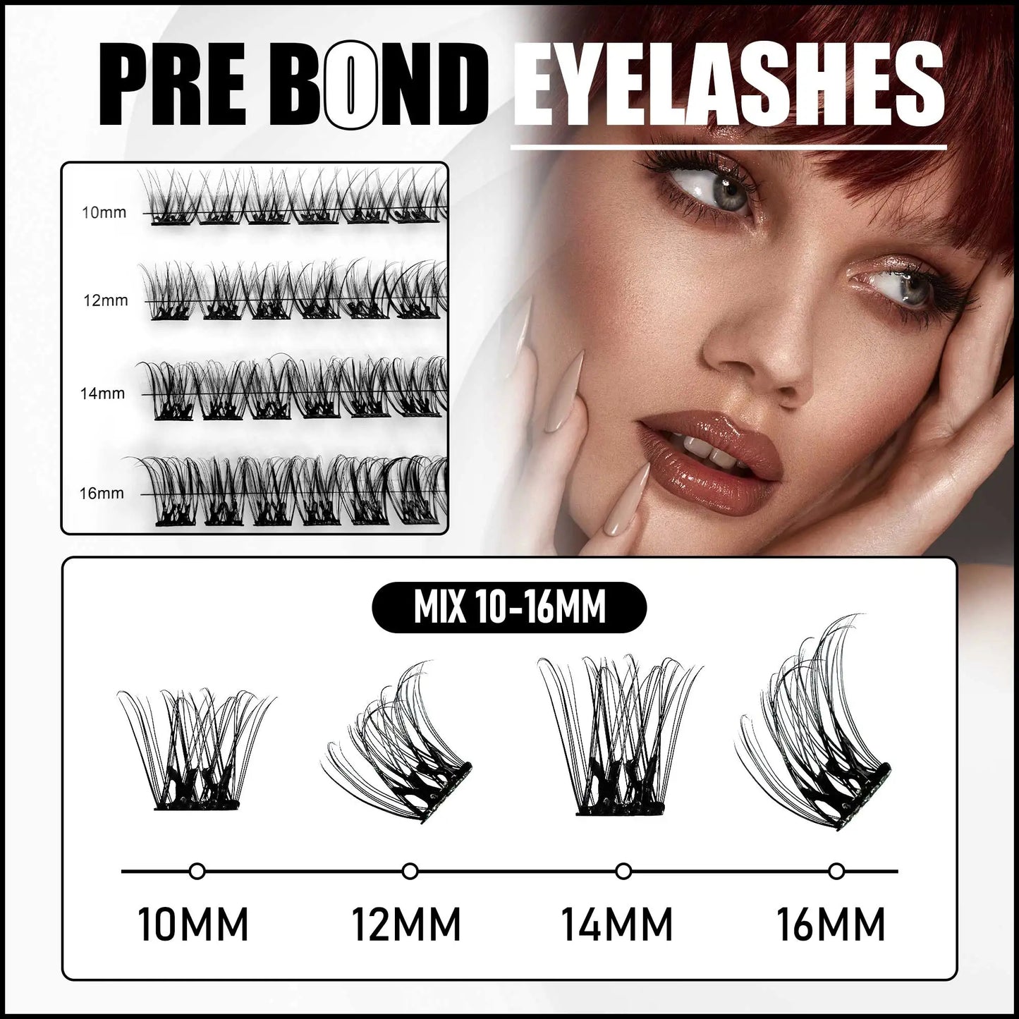 No Glue Needed Press on Lashes