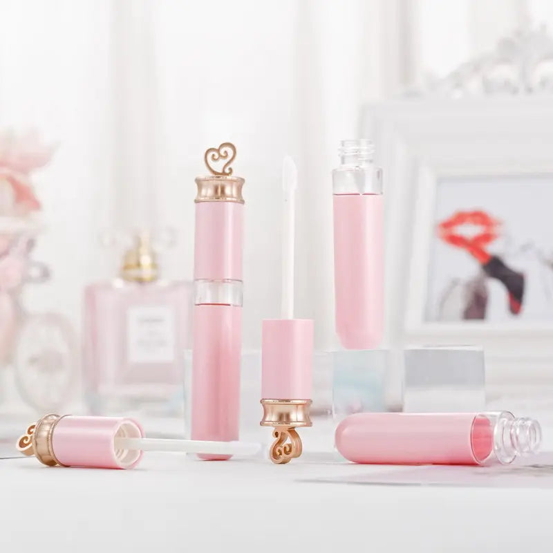 2021 New Fashion Diamond Unique Gold Lip Gloss Tubes Wholesale Empty Lip Gloss Squeeze Tube Vendor