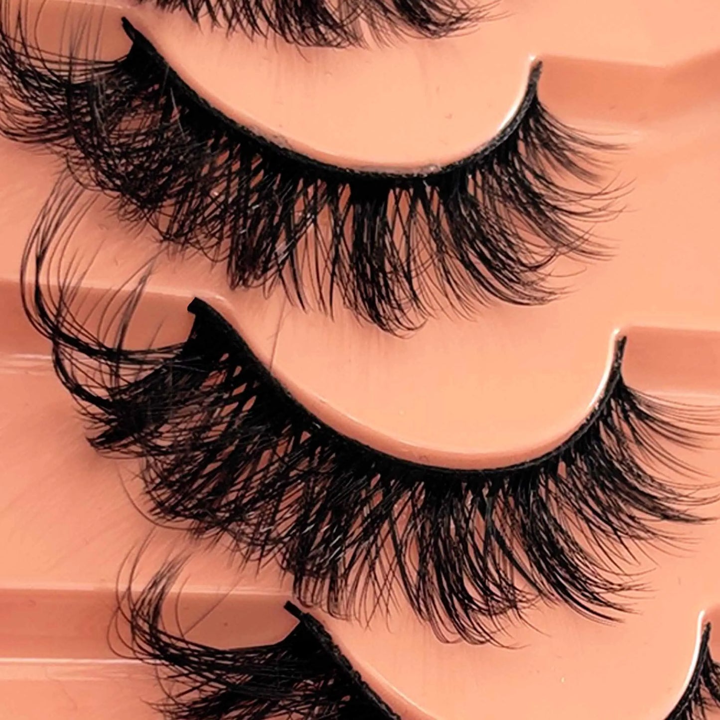 7 Pairs Pack 9D Cat Eye Lashes False Eyelashes
