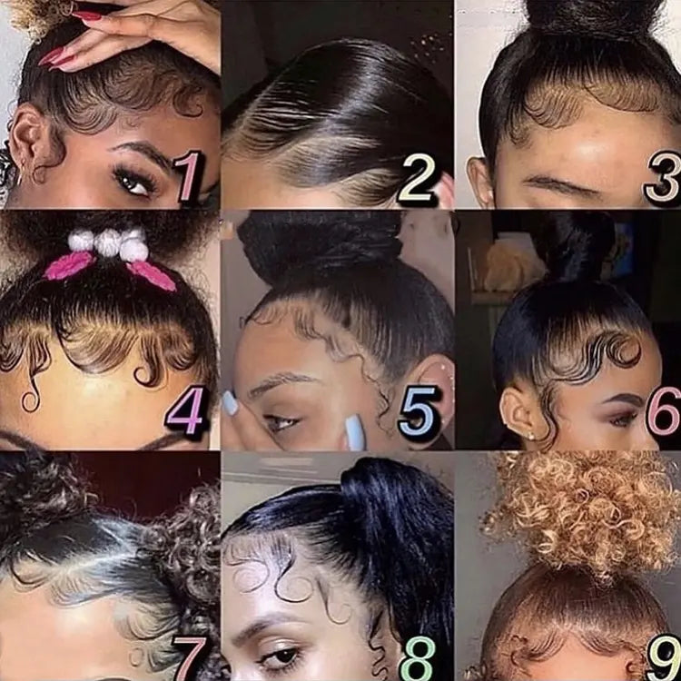 strong hold hair edges control gel