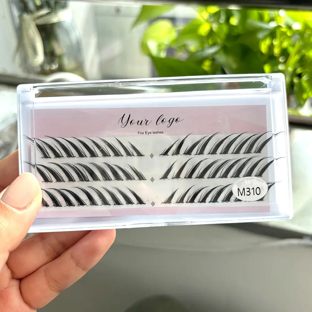 L Curl DIY Cluster Fox Lash L Curl Segment Lash at Home Cat Eye Pre Cut Eyelash Diy Lash Extension