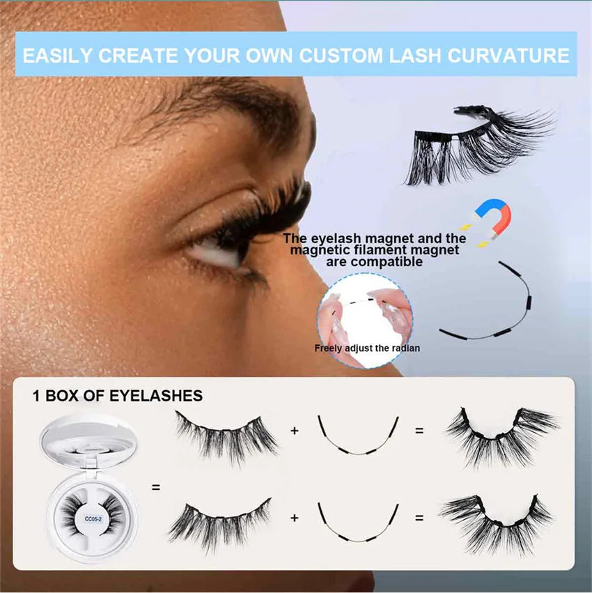 Magnetic Eyelashes Extension Kit