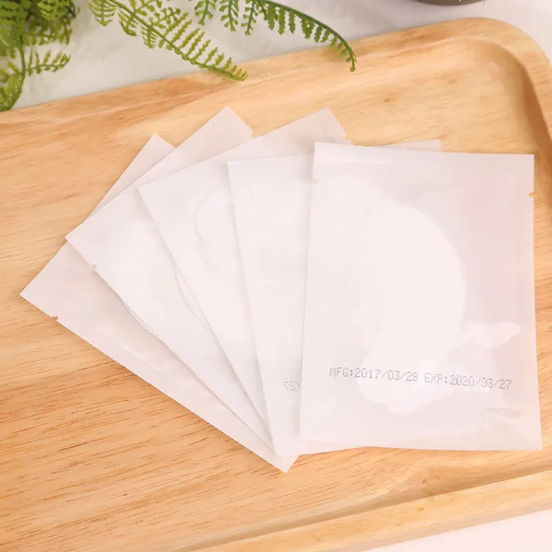 Lint Free Eye Lash Pad Black Eye Pads Eyelash Clear Extension Gel Patch Eyepads