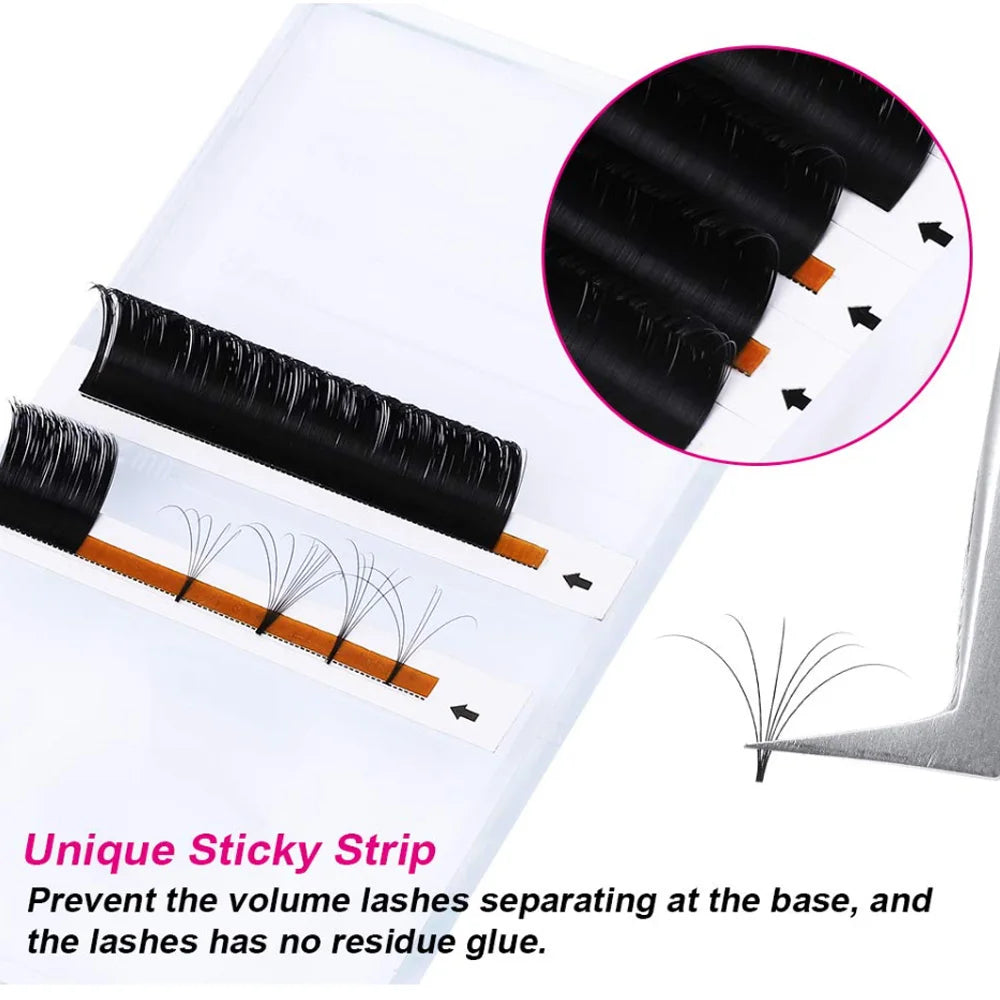 Easy Blooming individual Eyelashes Extension Fan