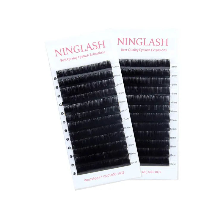 Fast Delivery Your Own Brand One by One Deep Black Classic Lash,Synthetic Lashes Private Label Lash Extensions Vendor