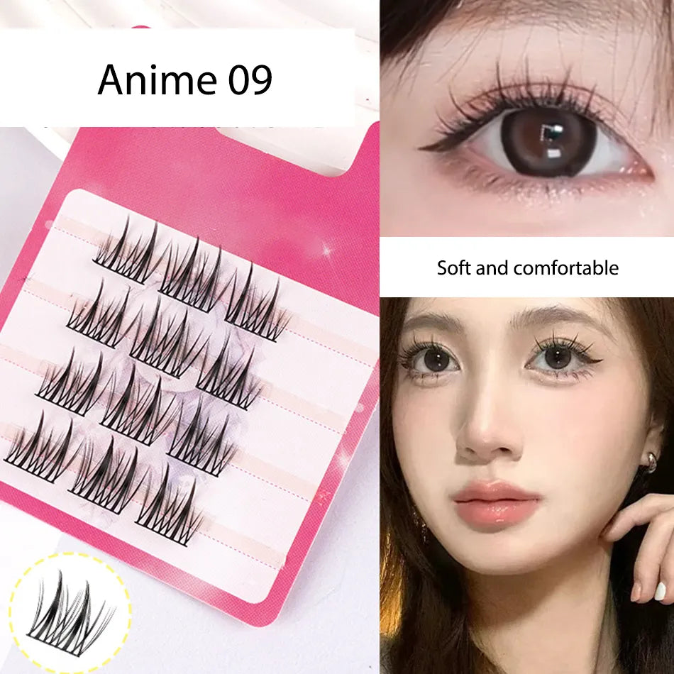 Beauty Eyelash Beauty & Tools Fan Eyelashes fairy Individual Cluster Lashes Trays Only Cashmere Lash Clusters Anime Manga Lash Cluster Manufacturers