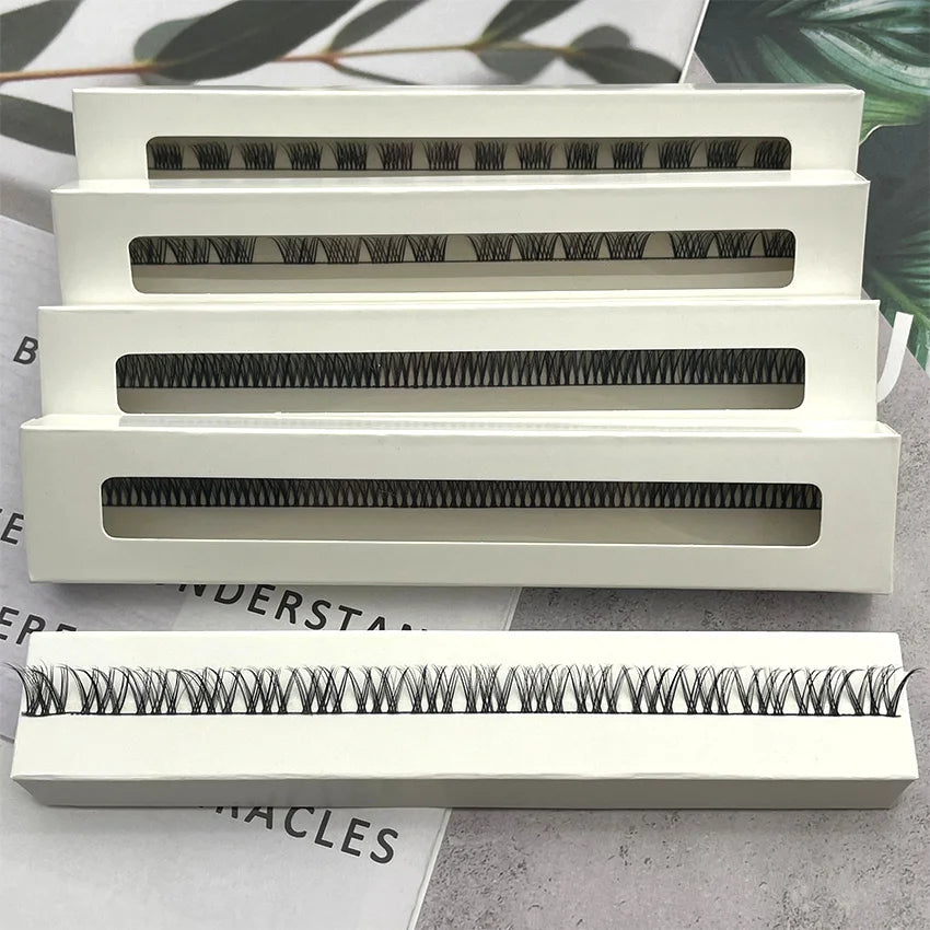 Custer Lashes White Segmented Eyelash Box