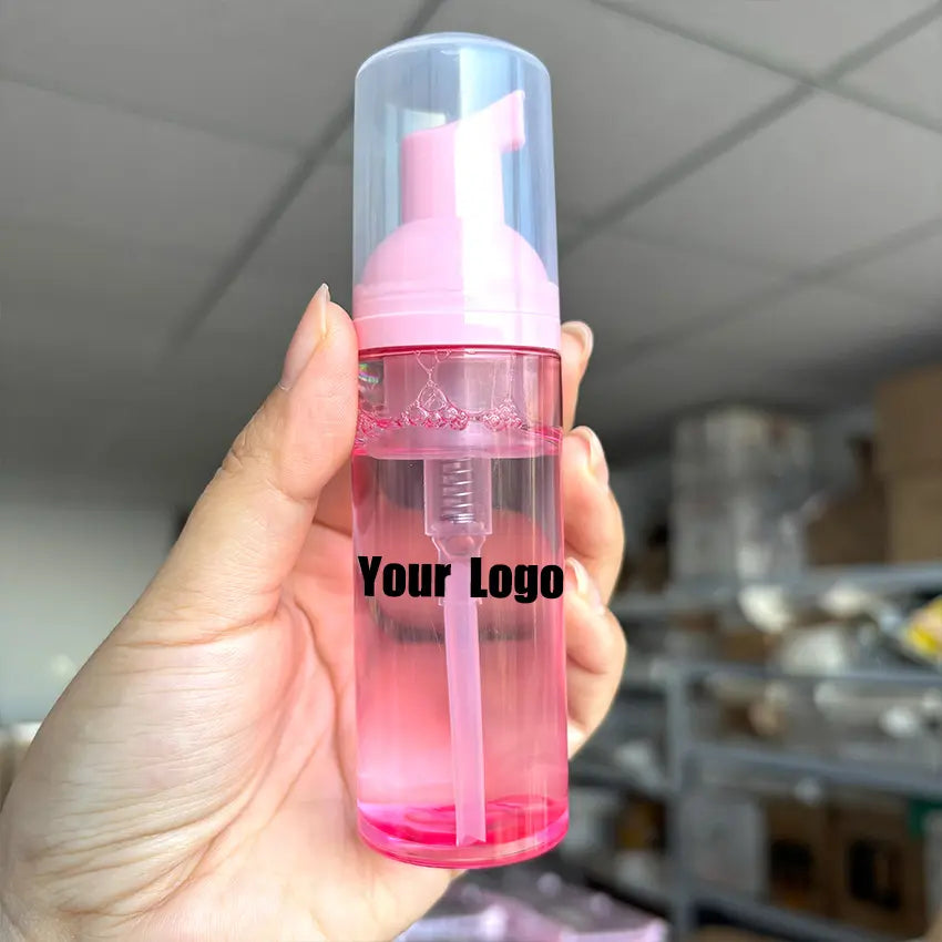 Wholesale Oil Free Lash Cleaner Wash Eyelash Custom Lash Shampoo Lashes Shampoo With Cleansing Brush