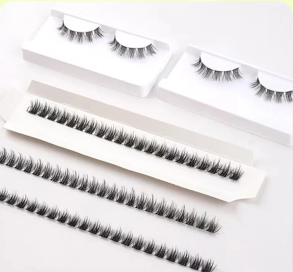 DIY Lash Ribbon pre cut cluster ribbon eyelash extension lashes kit