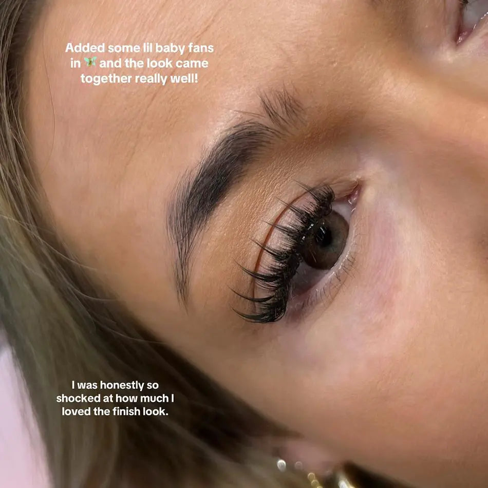 YASNAI Professional Salon Use Premade Spire Lashes Premade Anime Chunk Lash Extensions Anime Comic Spire Lash Extensions