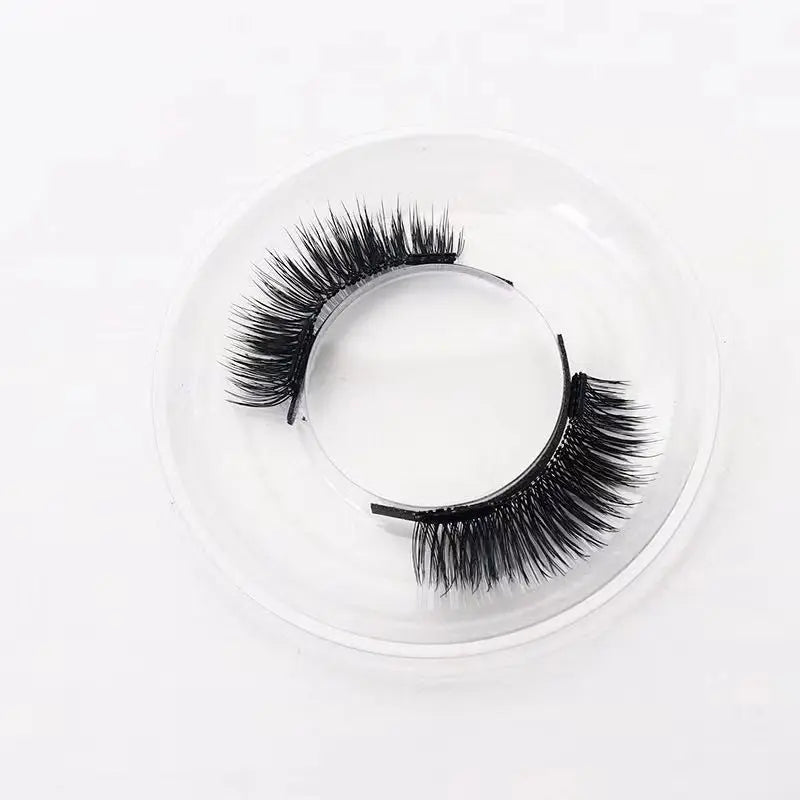 Latest Pink Packaging Magnetic Eyelash No Glue No Eyeliner Profesional Magnetic Eyelash With Applicator