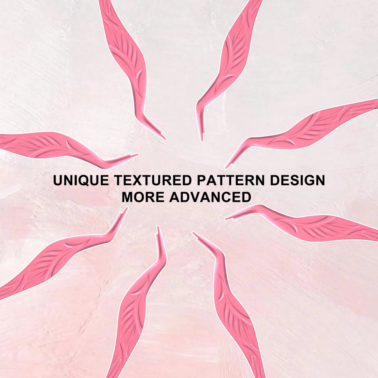 2PCS Precision of Upgraded Anti-StaticPress on lashes specialized tweezers