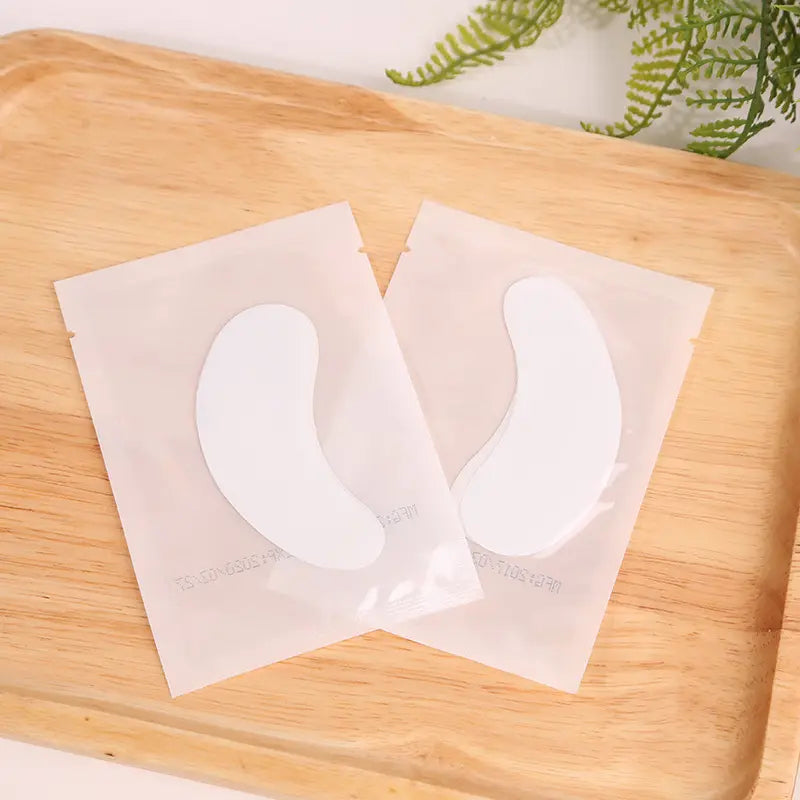 Lint Free Eye Lash Pad Black Eye Pads Eyelash Clear Extension Gel Patch Eyepads