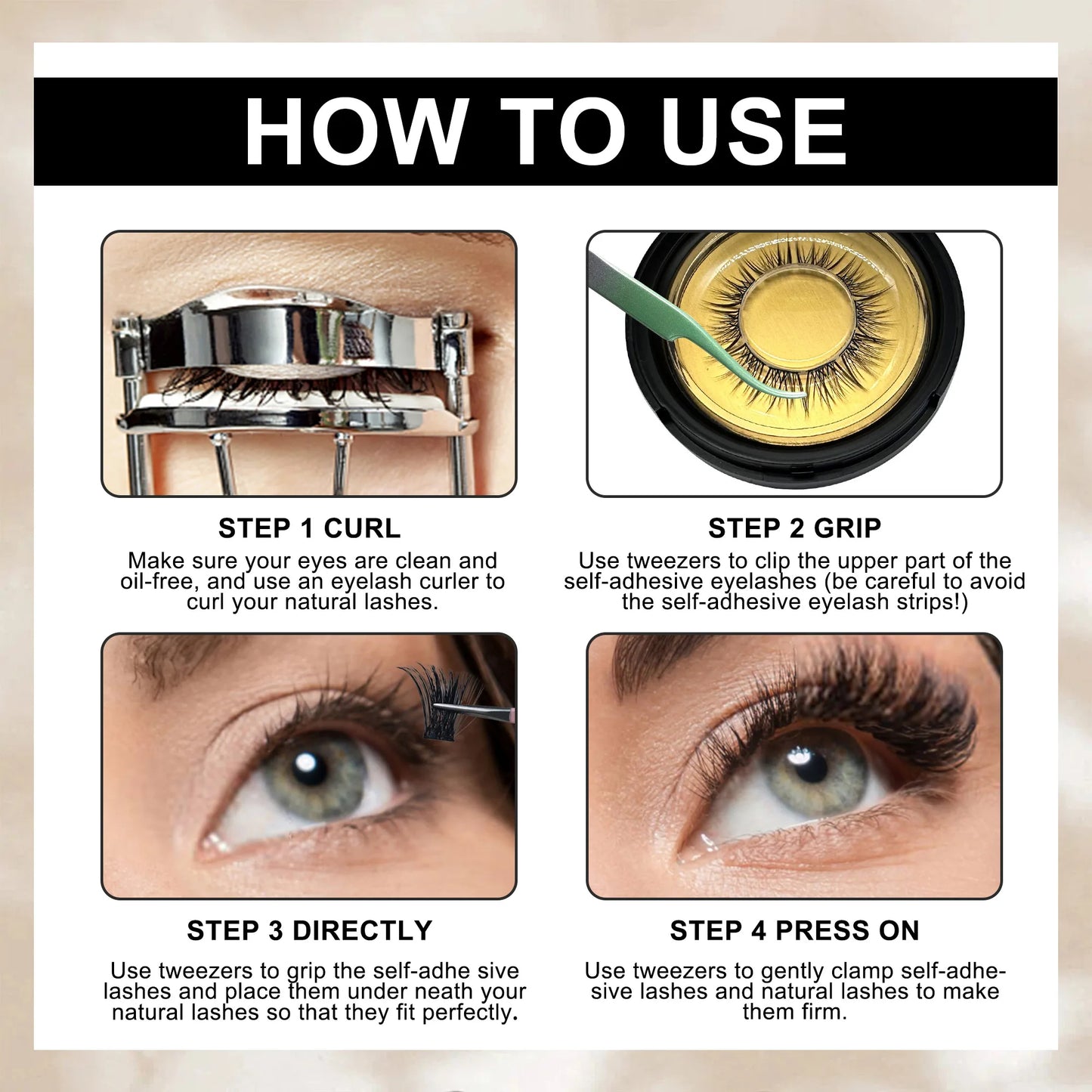 Self Adhesive Eyelashes