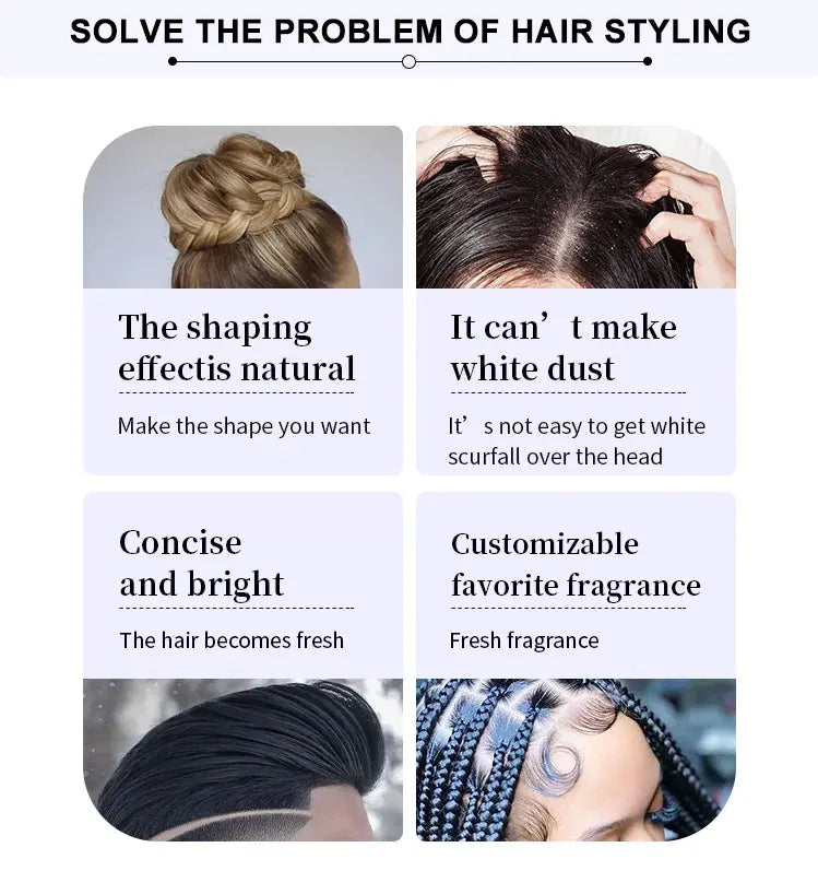 Wholesale Private Label Edge Control Strong Hold No White and Anti-frizz Braid Hair Gel Scented Edge Control Wax Vendors